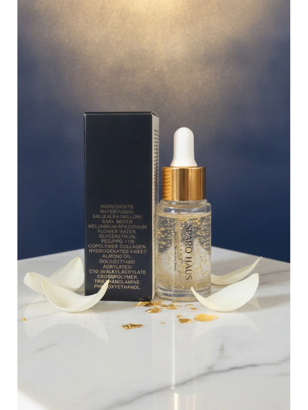 SparQ Haus Beauty 24k Leaf Moisturizing Essence Anti-Aging Serum